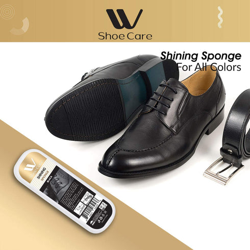 Shoe Shining Sponge Black - 0.37 fl oz | WBM SHOE CARE